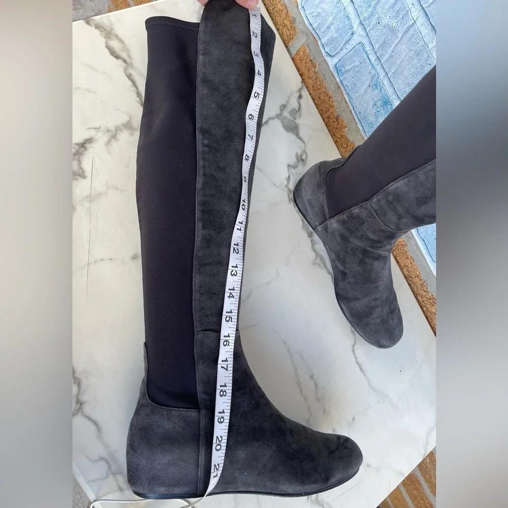 STUART WEITZMAN LANDER OTK WEDGE BOOTS 8.5 M